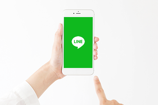LINEで商品写真とメッセージを送信